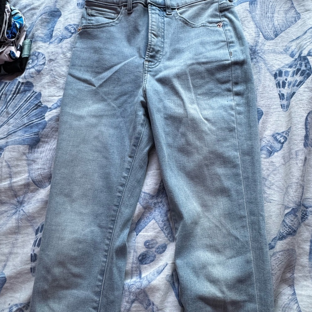 Express Light Blue Denim Pants